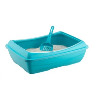 ZBD Alomtálca+lapát kék 37,5x49,5x15 cm ZBD Alomtálca+lapát kék 37,5x49,5x15 cm