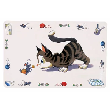 Trixie Place Mat - Műanyag alátét (fehér,mintás) tálakhoz (44x28cm) Trixie Place Mat - Műanyag alátét (fehér,mintás) tálakhoz (44x28cm)