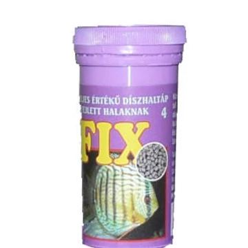 Fix 4 teljesértékű díszhaltáp (lila) fejlett halak részére 50ml Fix 4 teljesértékű díszhaltáp (lila) fejlett halak részére 50ml