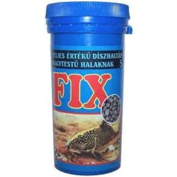 Fix 5 teljesértékű díszhaltáp (kék) nagytestű halak részére 50ml Fix 5 teljesértékű díszhaltáp (kék) nagytestű halak részére 50ml