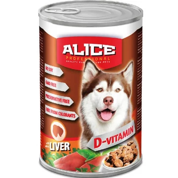 Alice Professional Dog konzerv máj 1240g nedves eledel kutyák részére