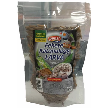 Panzi talpastasakos - Szárított katonalégylárva (50g)  Panzi talpastasakos - Szárított katonalégylárva (50g)