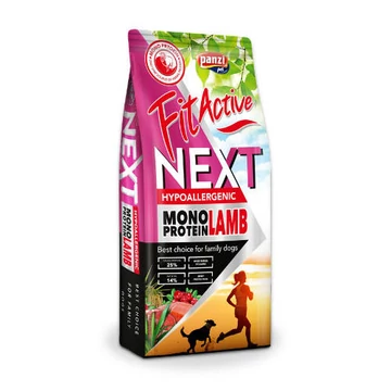 FitActive Next Hypoallergenic Mono Lamb with Cranberries kutyatáp 3 kg