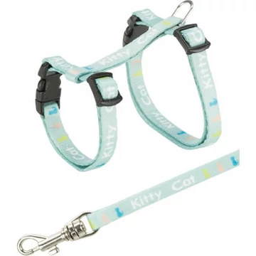 Trixie Junior Harness with Lead - hám és póráz szett (mintás) kölyökmacskák részére (21–33 cm/8 mm, 1.20 m) Trixie Junior Harness with Lead - hám és póráz szett (mintás) kölyökmacskák részére (21–33 cm/8 mm, 1.20 m)