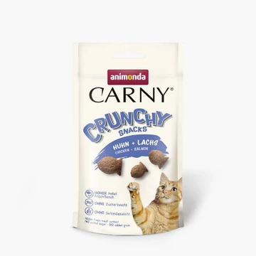 Animonda Carny crunchy 50g snack macskáknak- csirke és lazac