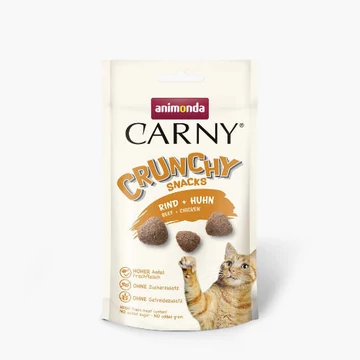 Animonda Carny crunchy 50g snack macskáknak- marha és csirke