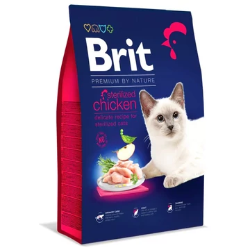 Brit Premium by Nature Cat STERILIZED CHICKEN 8 kg