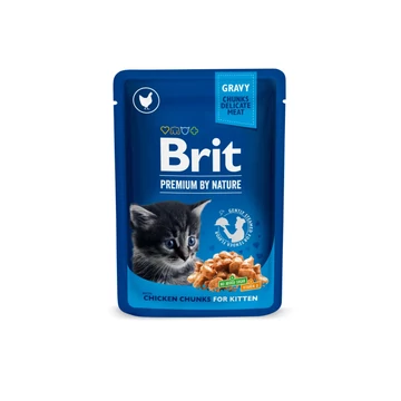 Brit Premium Cat Gravy KITTEN CSIRKE 100 g