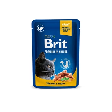 Brit Premium Cat Gravy LAZAC & PISZTRÁNG 100 g