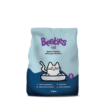 Besties Cat Super Crystals szilika gél macskaalom 5 liter