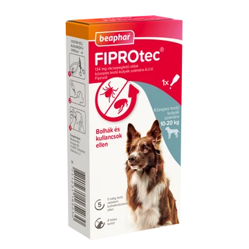 FIPROtec® Dog M bolha- és kullancsirtó spot-on 10-20 kg 1 pipetta