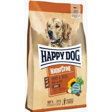 Happy Dog NaturCroq Rind & Reis 15 kg