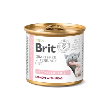 Brit GF Veterinary Diets CAT Hypoallergenic konzerv 200 g