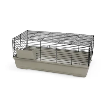 Baldo Flat 100 nyúlketrec Fekete/Homok 100x53x46 cm