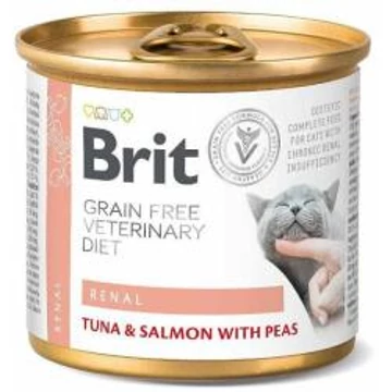 Brit Veterinary Diet Renal tuna, salmon&pea 200 g  Brit Veterinary Diet Renal tuna, salmon&pea 200 g