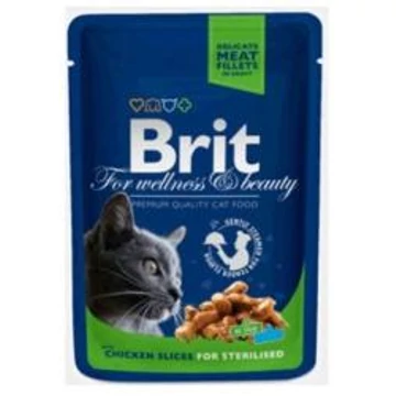   Brit Premium Cat Chicken Slices for Sterilised 100 g