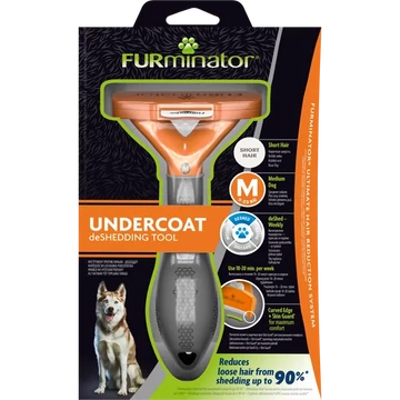 FURminator aljszőrkefe M - közepes testű, rövid szőrű kutyáknak FURminator aljszőrkefe M - közepes testű, rövid szőrű kutyáknak