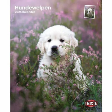 Trixie 2025 naptár kölyökkutyák képeivel