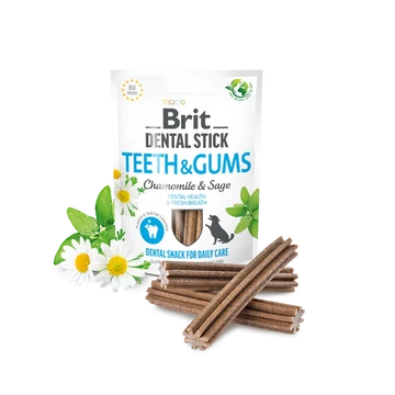 Brit Dental Stick Teeth & Gums with Chamomile & Sage 7db/csomag