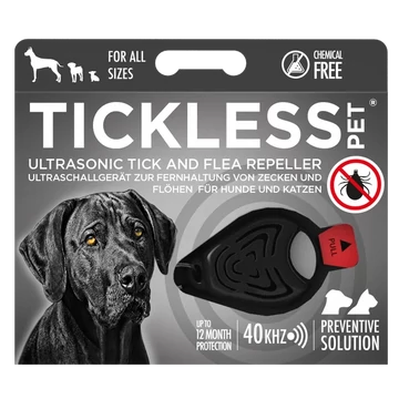 TICKLESS PET fekete ultrahangos kullancsriasztó
