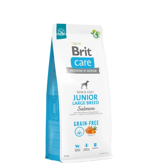 Brit Care Grain-Free Junior Large Breed Salmon & Potato 12 kg