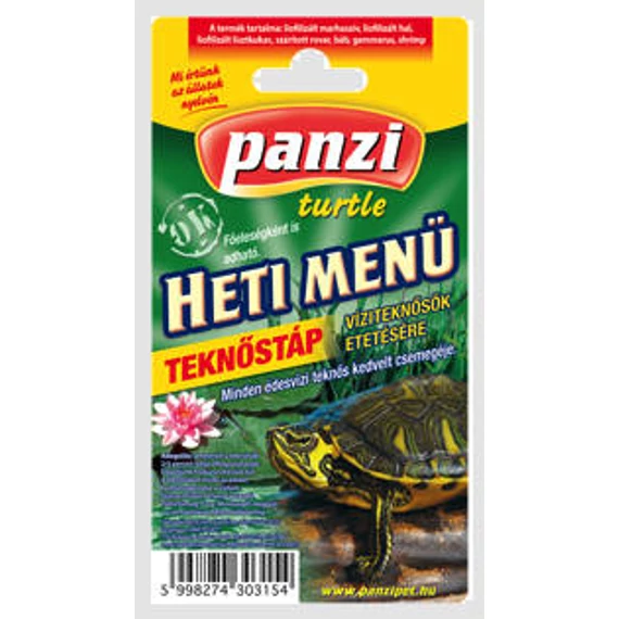 Panzi Heti Menü teknősök részére 10g Panzi Heti Menü teknősök részére 10g