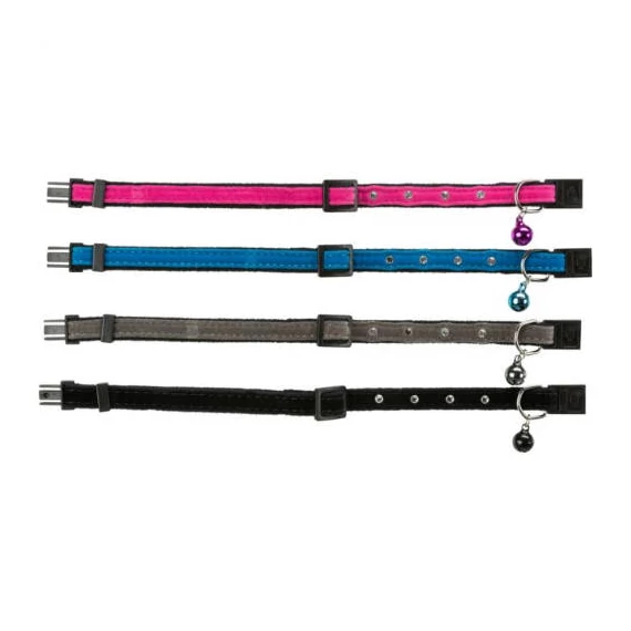 Trixie Cat Collar with rhinestone gems - nyakörv (többféle színben, strasszkővel) macskák részére
