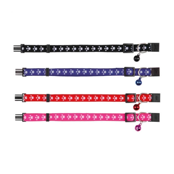 Trixie Cat Collar, Elastic - nyakörv (mintás, többféle színben) macskák részére