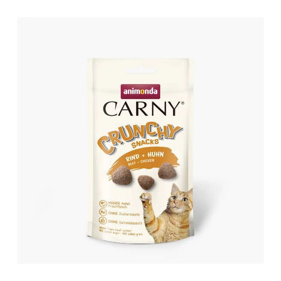 Animonda Carny crunchy 50g snack macskáknak- marha és csirke