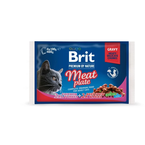Brit Premium MEAT PLATE 4x100 g