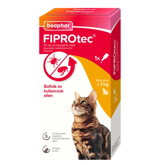 FIPROtec® Cat (1x) bolha- és kullancsirtó spot-on macskáknak 1 pipetta