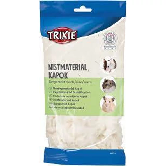 Trixie Nesting Material - fészekbélés (krémszín) madarak és rágcsálók részére 100g