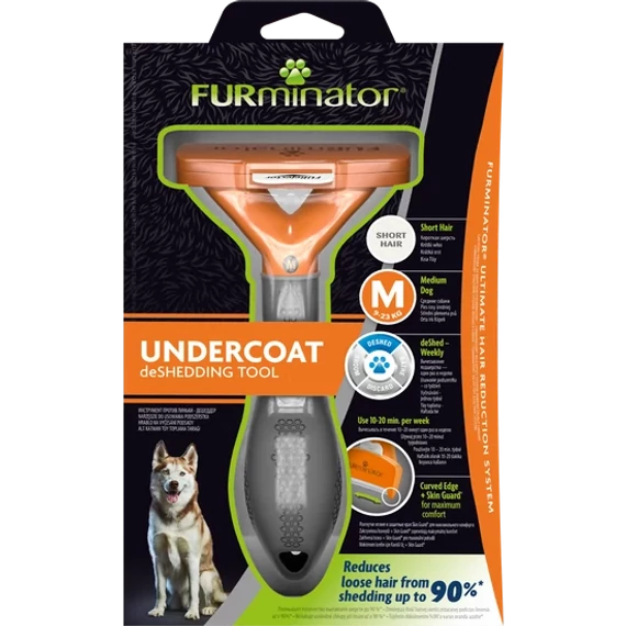 FURminator aljszőrkefe M - közepes testű, rövid szőrű kutyáknak FURminator aljszőrkefe M - közepes testű, rövid szőrű kutyáknak