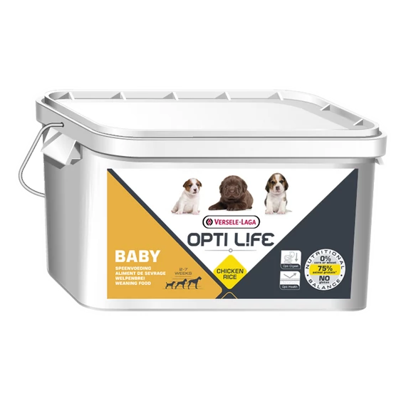 Versele Laga Opti Life Baby 3 kg - Kezdő eleség kölyökkutyáknak 10 hónapos korig