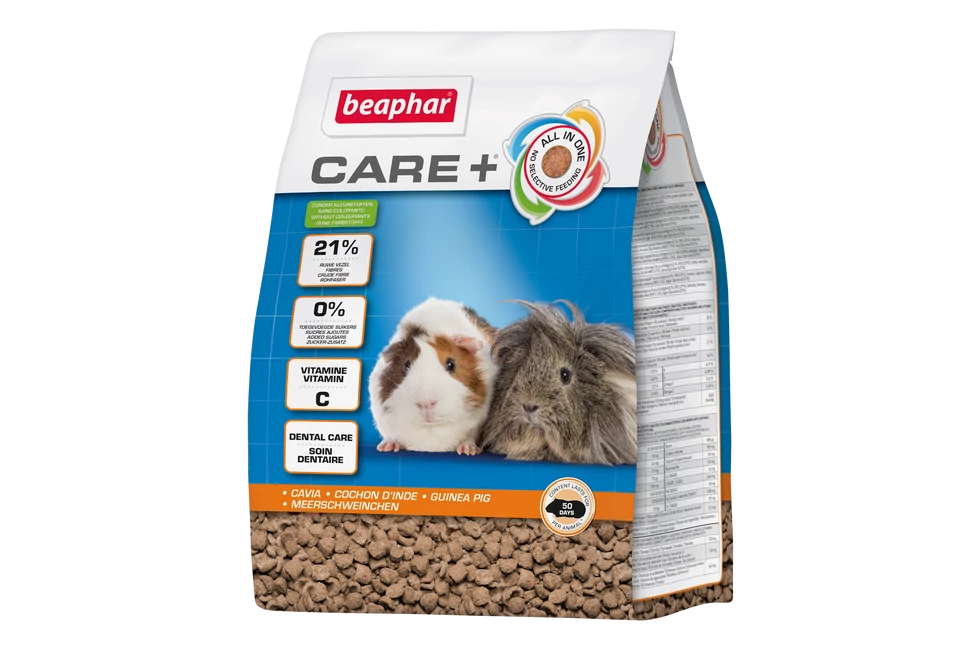 CARE+® teljesértékű eledel tengerimalacoknak 1,5kg