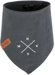 Trixie Be Nordic neckerchief - kendős nyakörv (sötétszürke, mintával) kutyák részére (S) 30cm