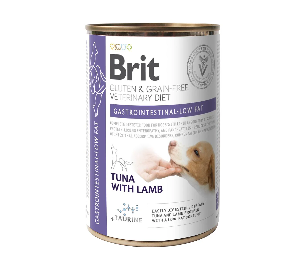 Brit GF Veterinary Diets Dog Gastrointestinal-Low fat konzerv 400 g