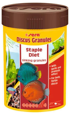 Sera Discus Granulat granulatum táplálék díszhalak részére 100ml