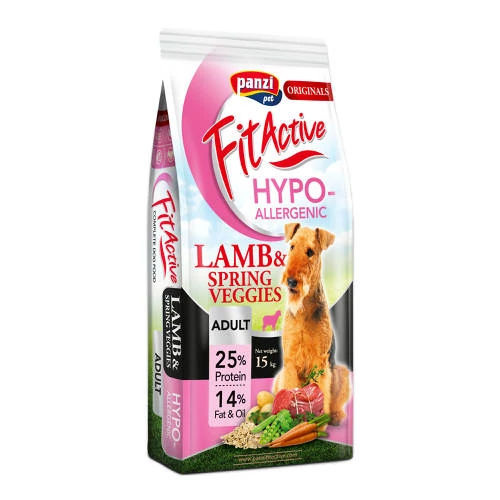 FitActive ORIGINALS 15kg ADULT HYPOALLERGENIC Lamb&Spring Veggies (bárány&tavaszi zöldségek)
