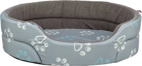 Trixie Jimmy Bed - cotton look, ovális formájú fekhely(szürke) kutyák részére (45x35cm)