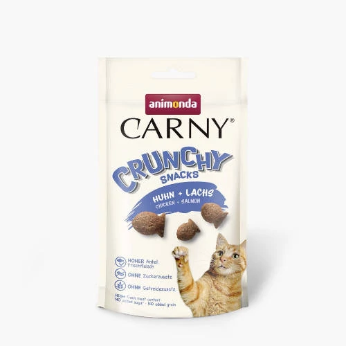 Animonda Carny crunchy 50g snack macskáknak- csirke és lazac