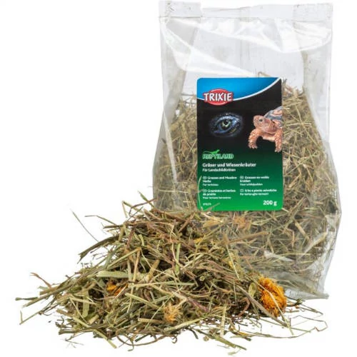 Trixie Grasses and Meadow Herbs for Tortoises -kiegészítő eleség (pázsit- és rétifű) teknősbékák részére 200g