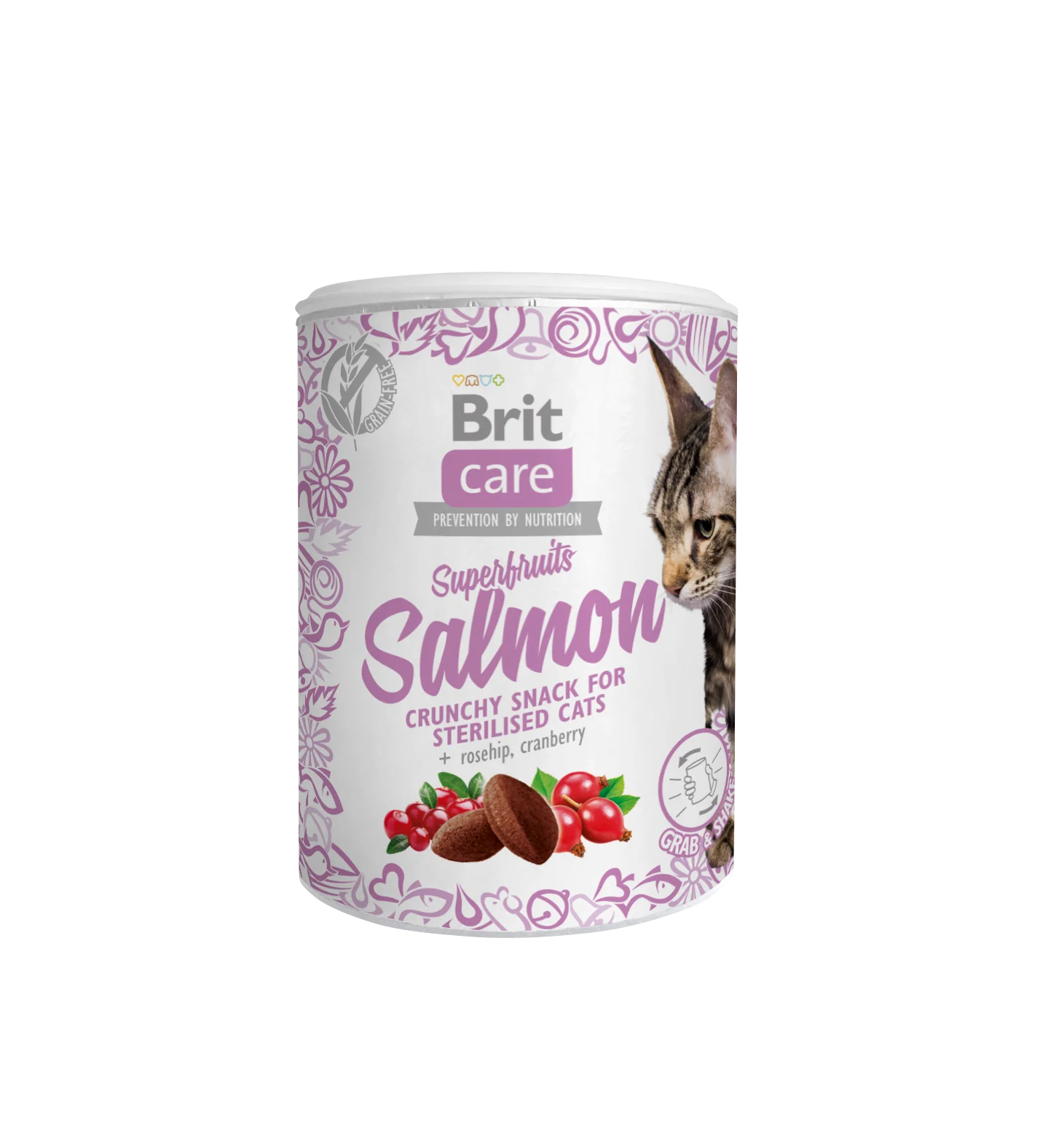 Brit Care Cat Snack Superfruits LAZAC 100 g