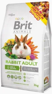 Brit Animals RABBIT ADULT NYÚL 3 kg