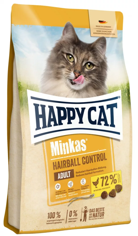Happy Cat Minkas Hairball Control Baromfi 4 kg