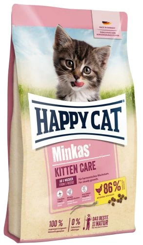 Happy Cat Minkas Kitten Care Baromfi 1,5 kg