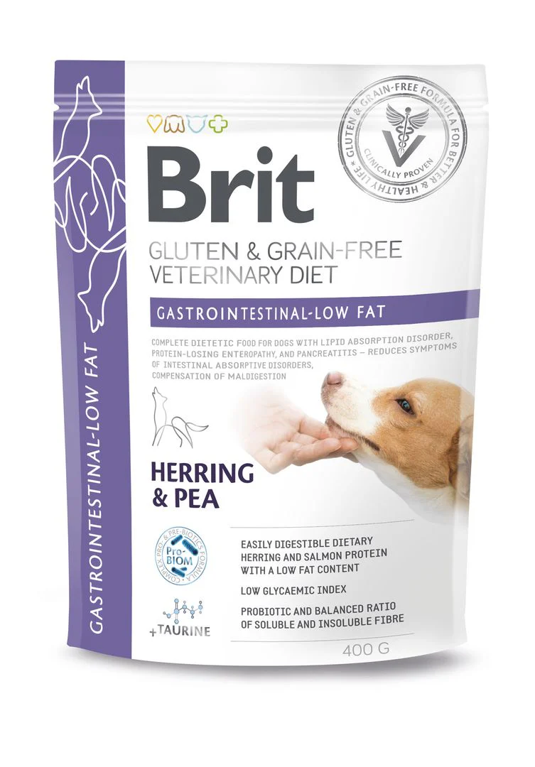 Brit GF Veterinary Diets Dog Gastrointestinal-Low fat 2 kg