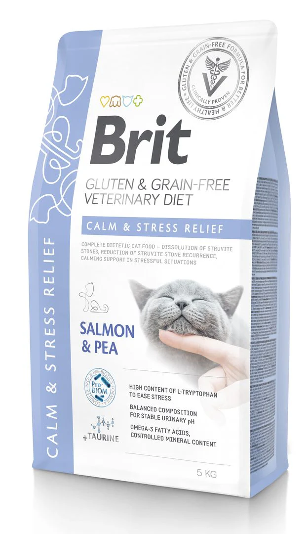 Brit GF Veterinary Diets CAT Calm & Stress Relief 5 kg