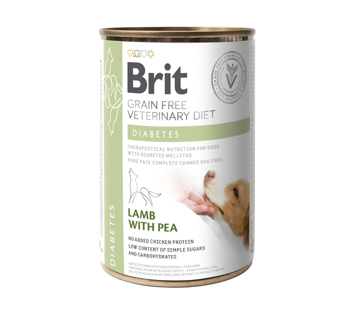 Brit GF Veterinary Diets Dog Diabetes konzerv 400 g