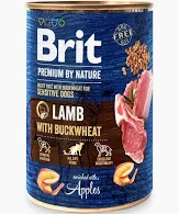 BRIT Premium by Nature Lamb and buckwheat 400 g